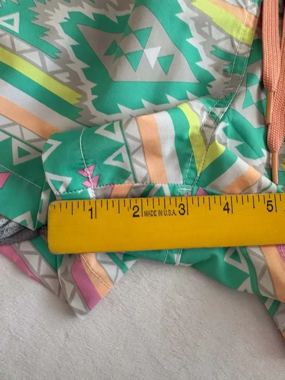 Chubbies 'The En Fuegos' 4-inch Inseam Geometric Print Swim Trunks
